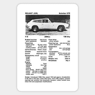 RELIANT SCIMITAR - technical data Magnet